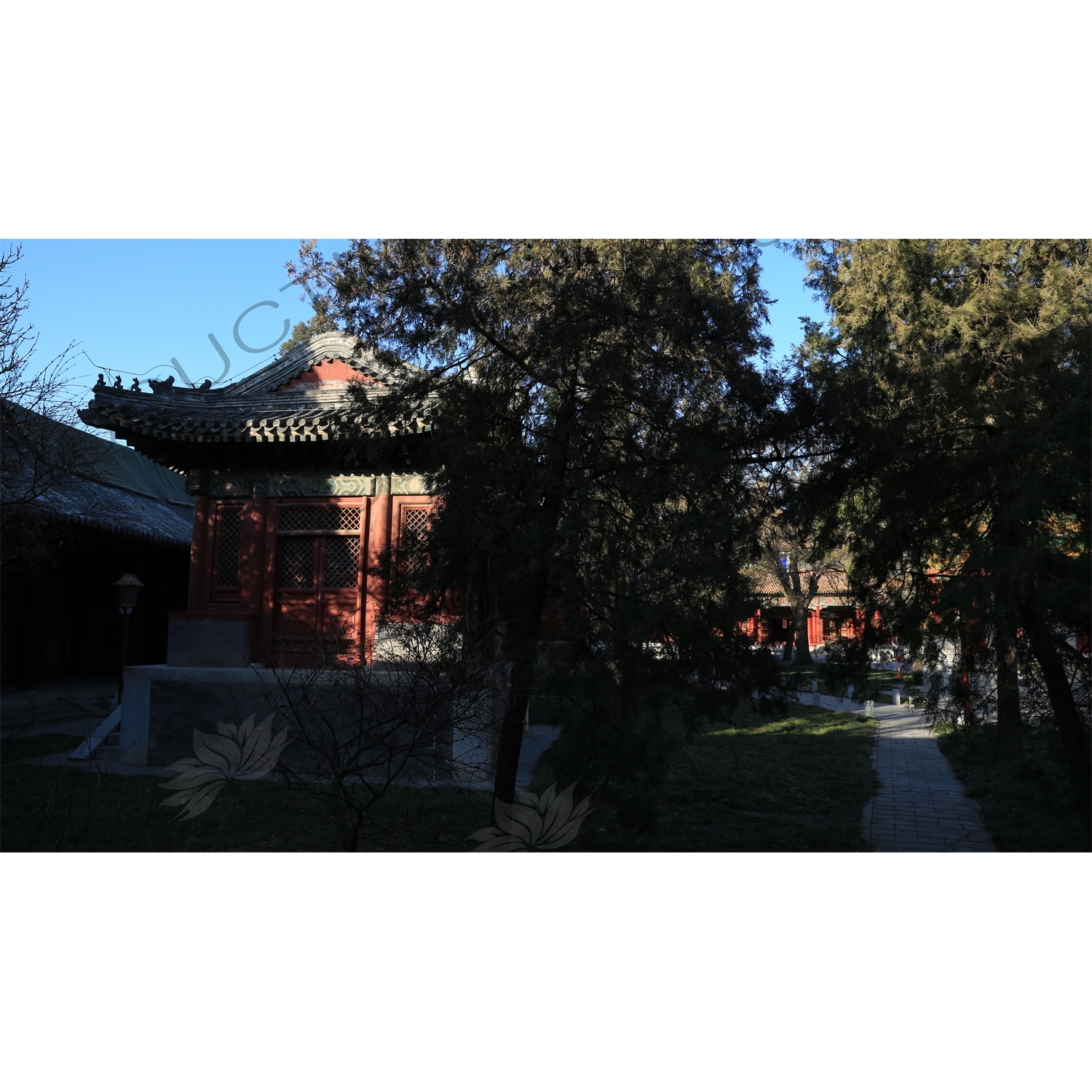 Pavilion in the Grounds of the Imperial College (Guozijian) in Beijing