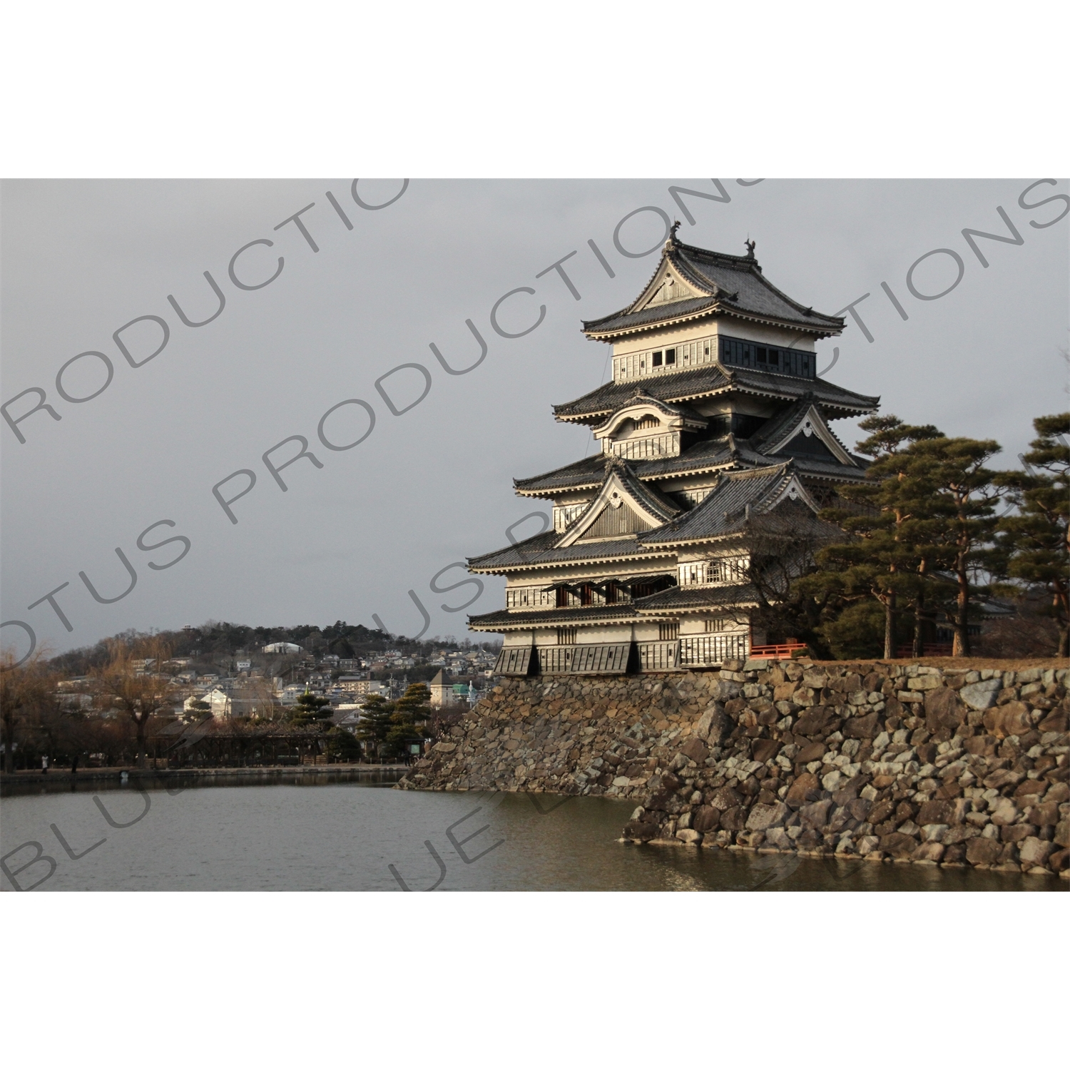 Keep (Tenshu/Tenshukaku) of Matsumoto Castle in Matsumoto