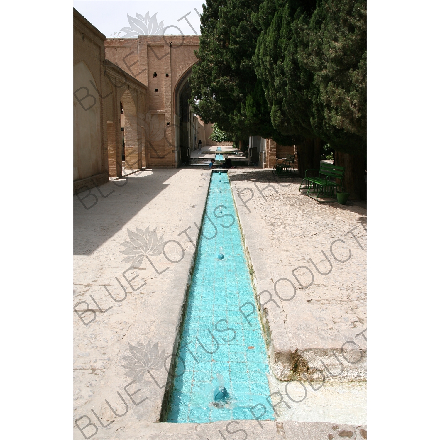 Jub (Canal) Carrying Water through the Bagh-e Fin Garden in Kashan