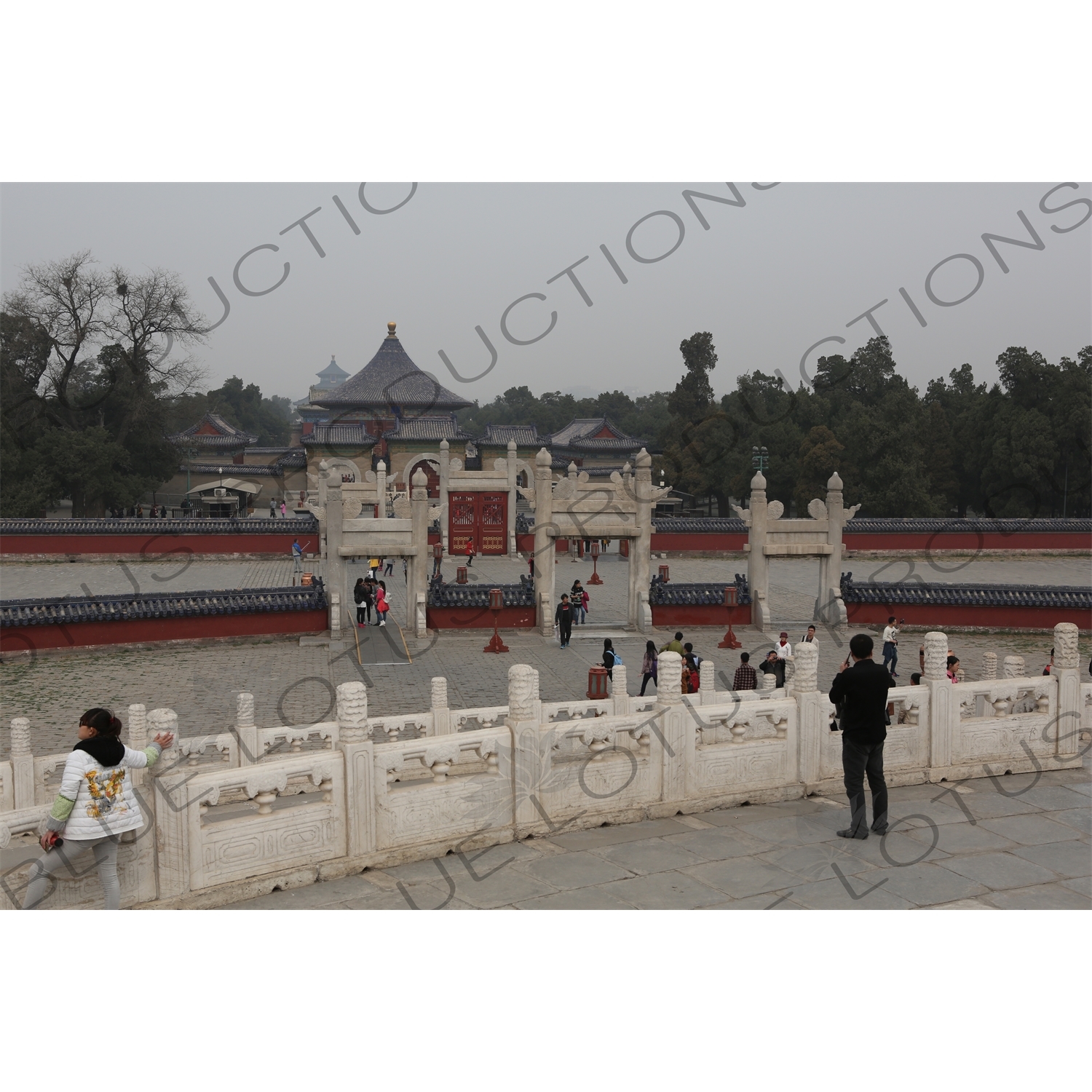 Temple of Heaven Buildings in the Temple of Heaven (Tiantan) in Beijing