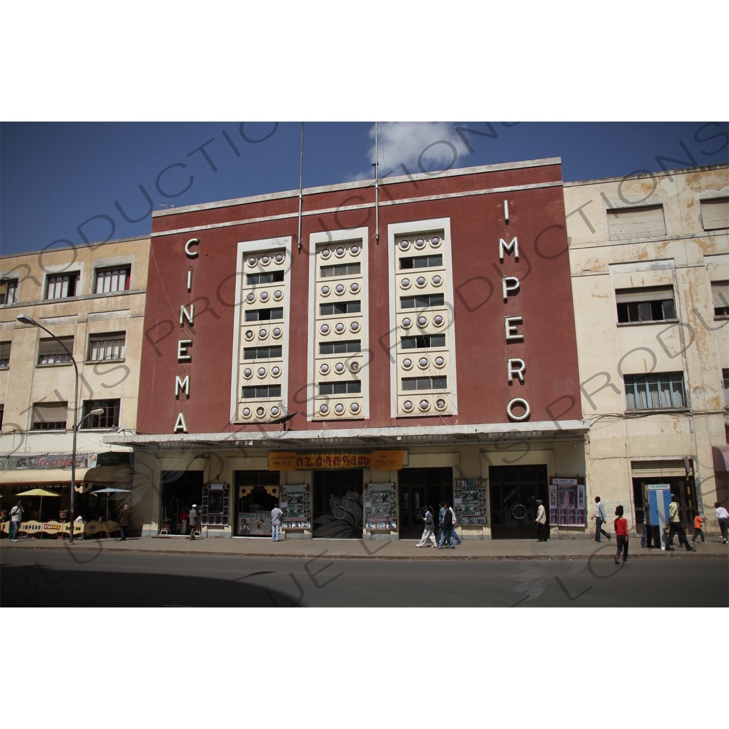 Cinema Impero Building in Asmara