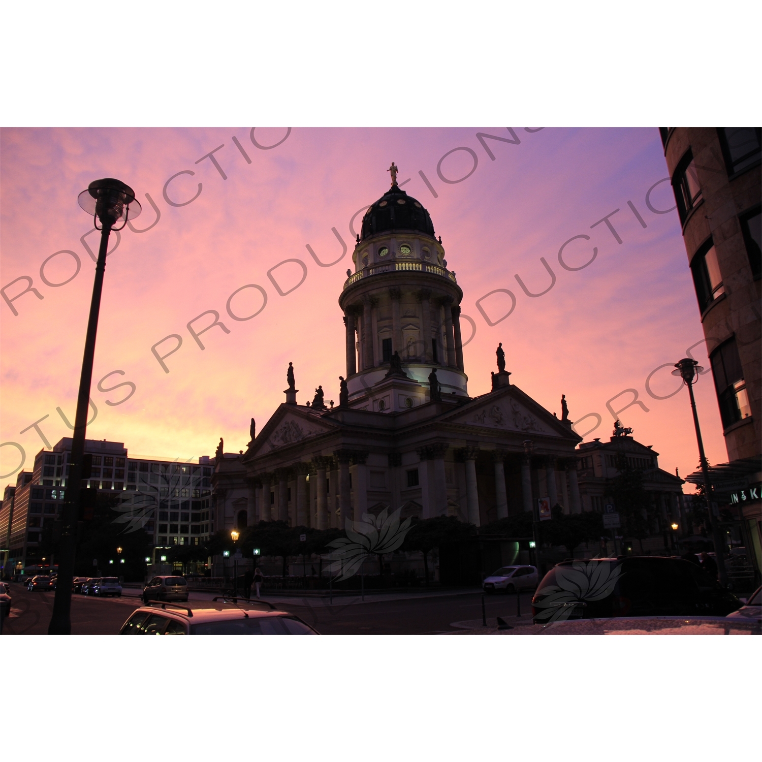 New Church/German Church (Neue Kirche/Deutscher Dom) in Gendarmenmarkt in Berlin