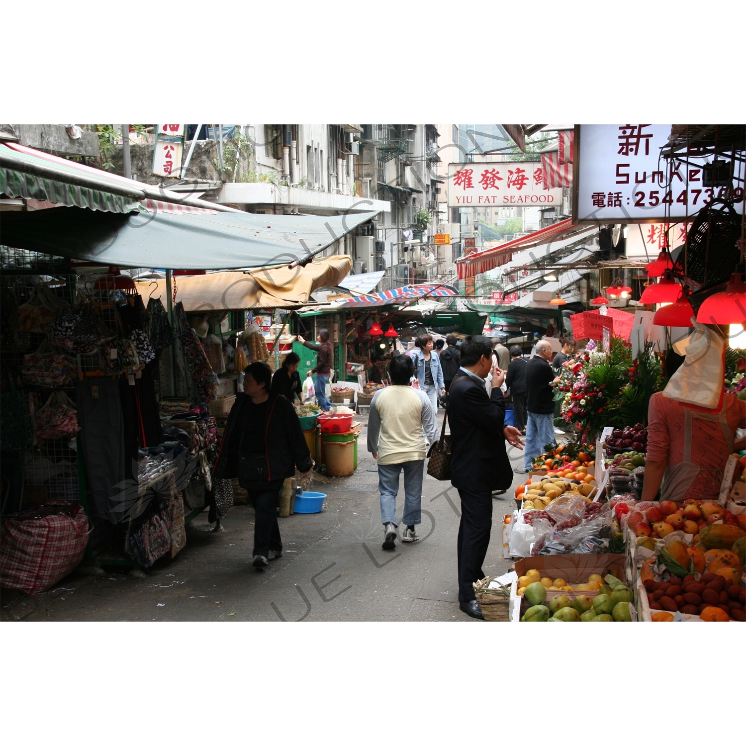 Street Market in Hong Kong