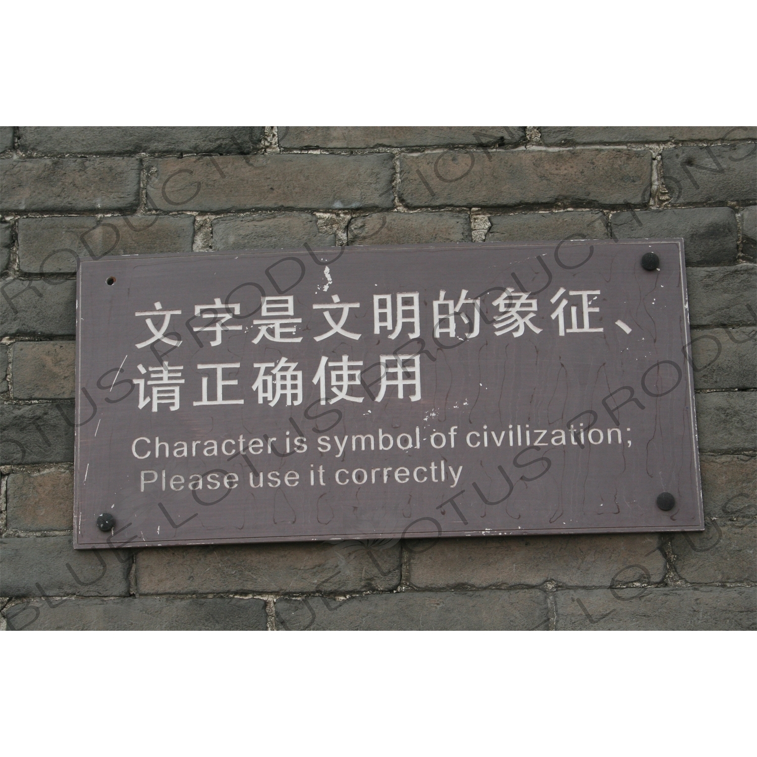 'Chinglish' Sign in Pingyao