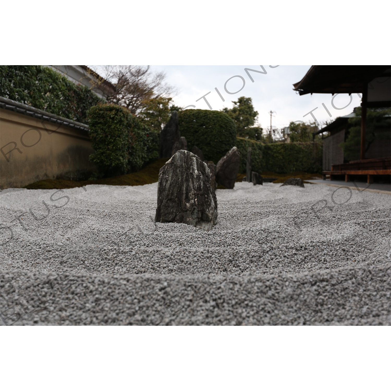 Zuiho-in Rock Garden in the Daitoku-ji Complex in Kyoto