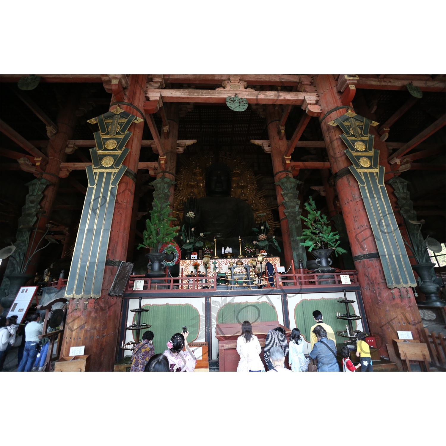 Big Buddha (Daibutsu) of Todaiji in Nara