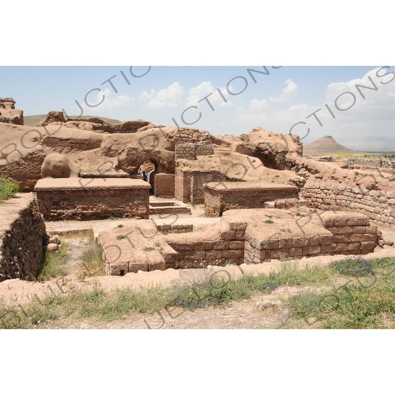 Ruined Buildings at Takht-e Soleyman