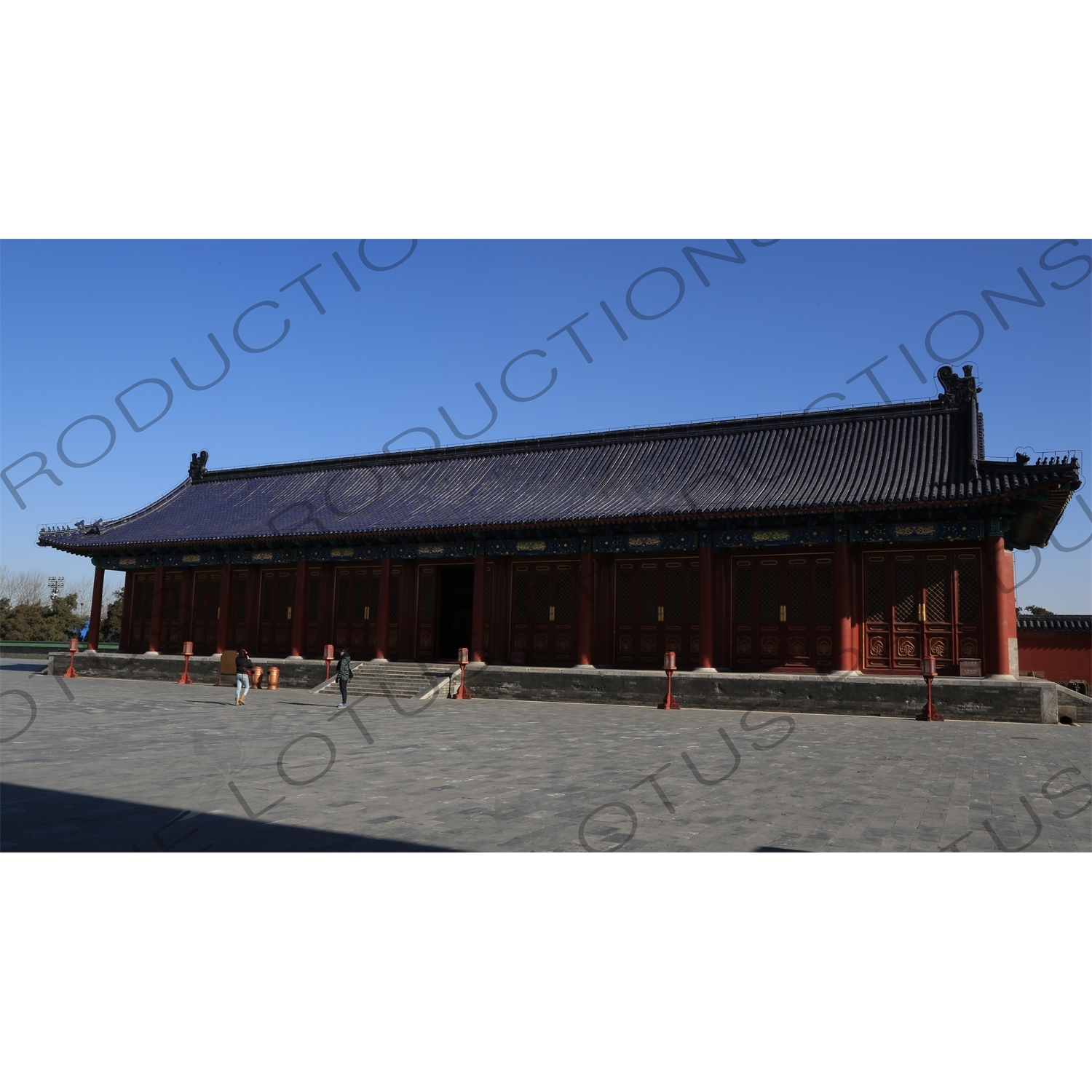 West Annex in the Hall of Prayer for Good Harvests (Qi Nian Dian) Complex in the Temple of Heaven (Tiantan) in Beijing