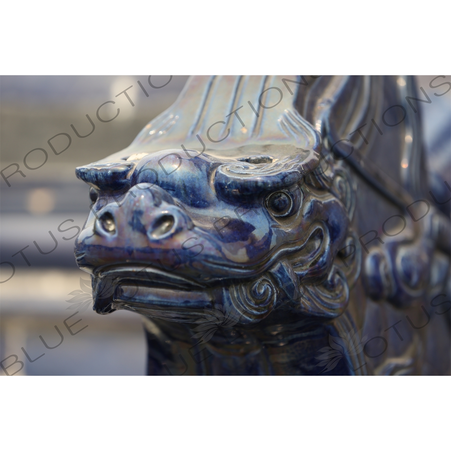 Glazed Dragon Wall Tiles in the Circular Mound Altar (Yuanqiu Tan) Compound in the Temple of Heaven (Tiantan) in Beijing
