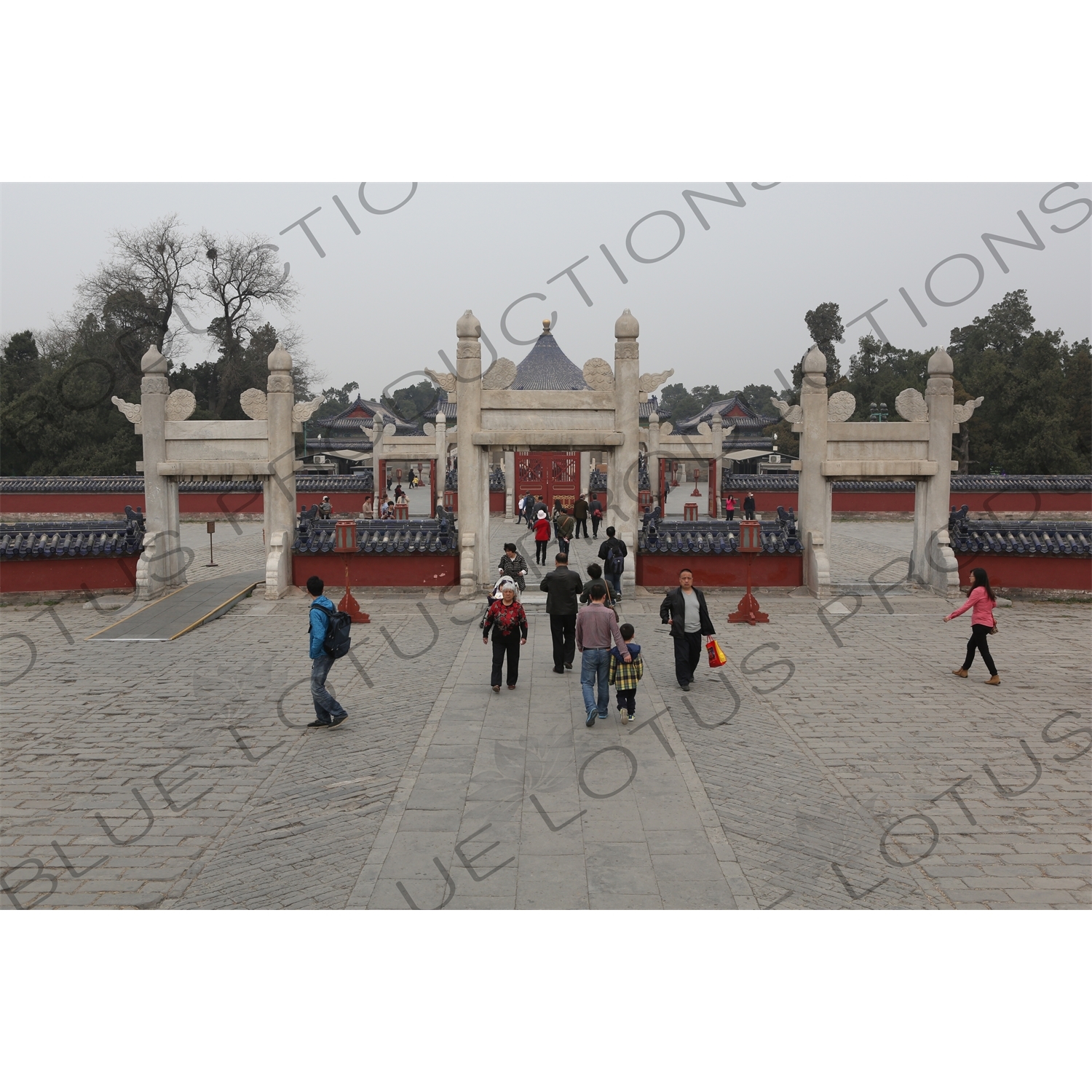 North Inner gate of the Circular Mound Altar (Yuanqiu Tan) in the Temple of Heaven (Tiantan) in Beijing