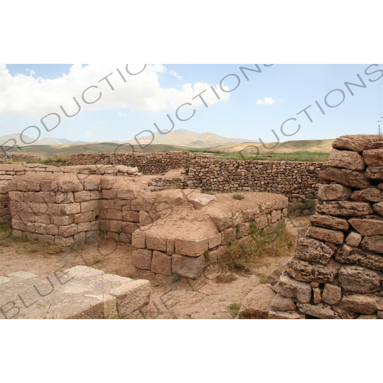 Ruined Buildings at Takht-e Soleyman