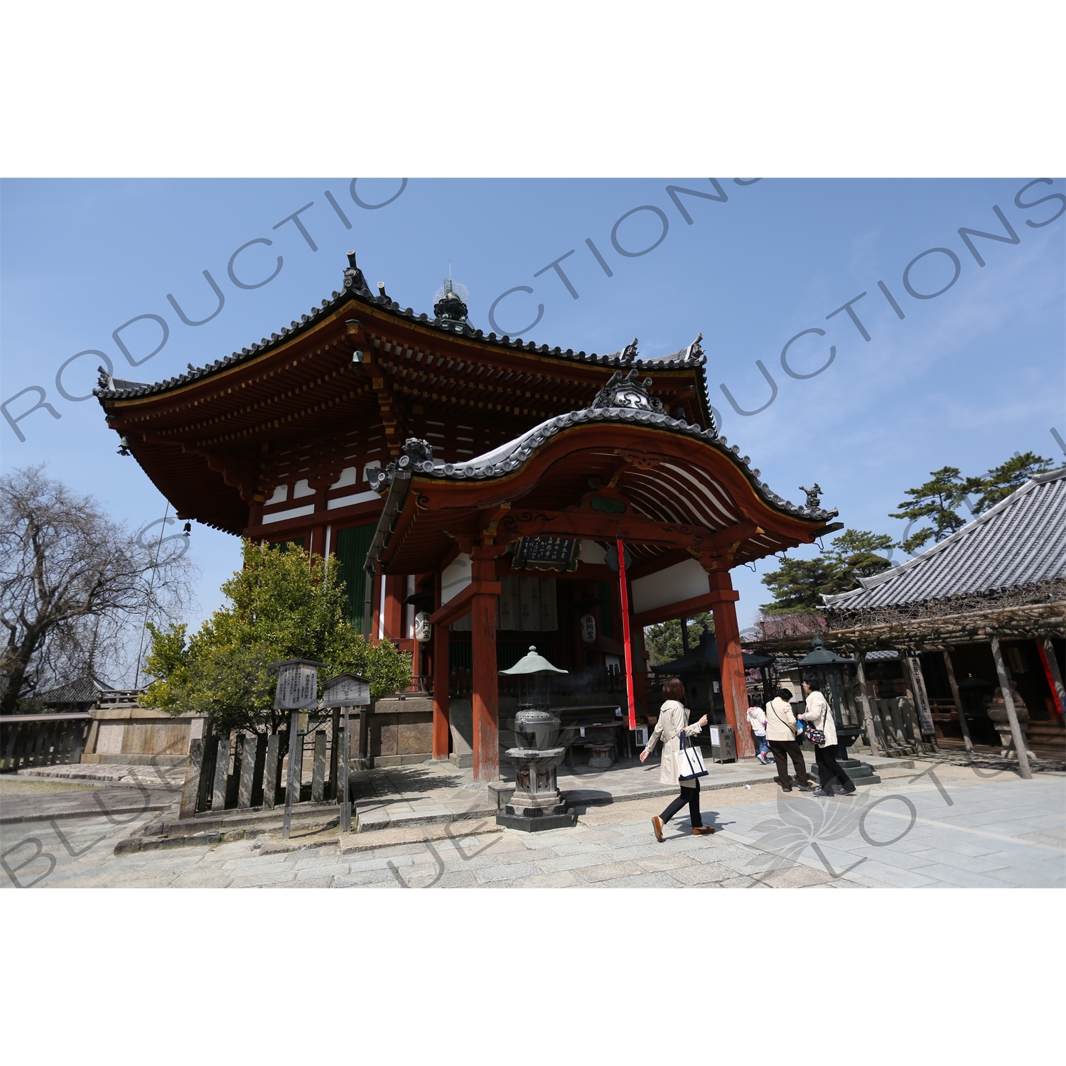 South Octagonal Hall (Nanendo) at Himuro Jinja in Nara