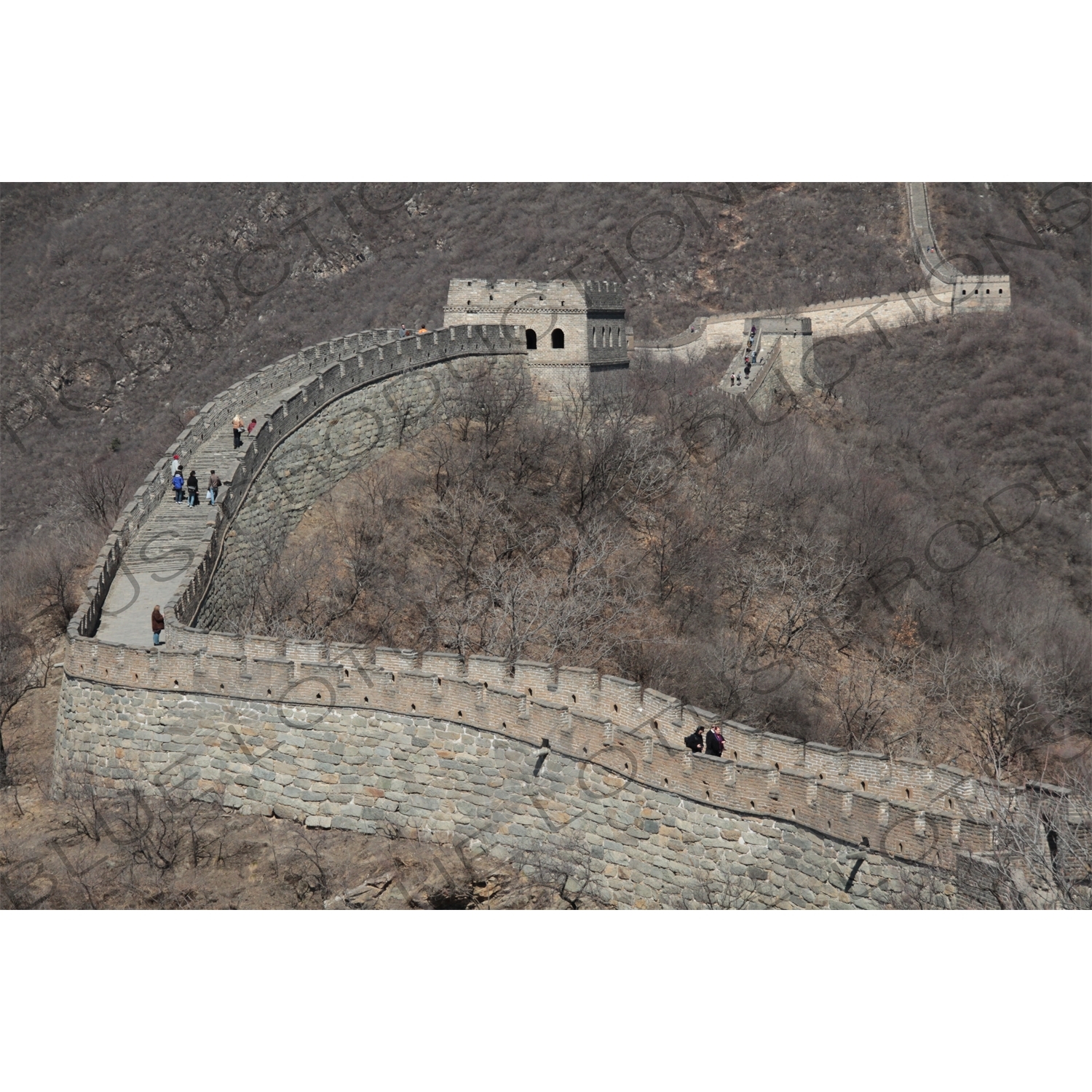 Mutianyu Section of the Great Wall of China (Wanli Changcheng) near Beijing