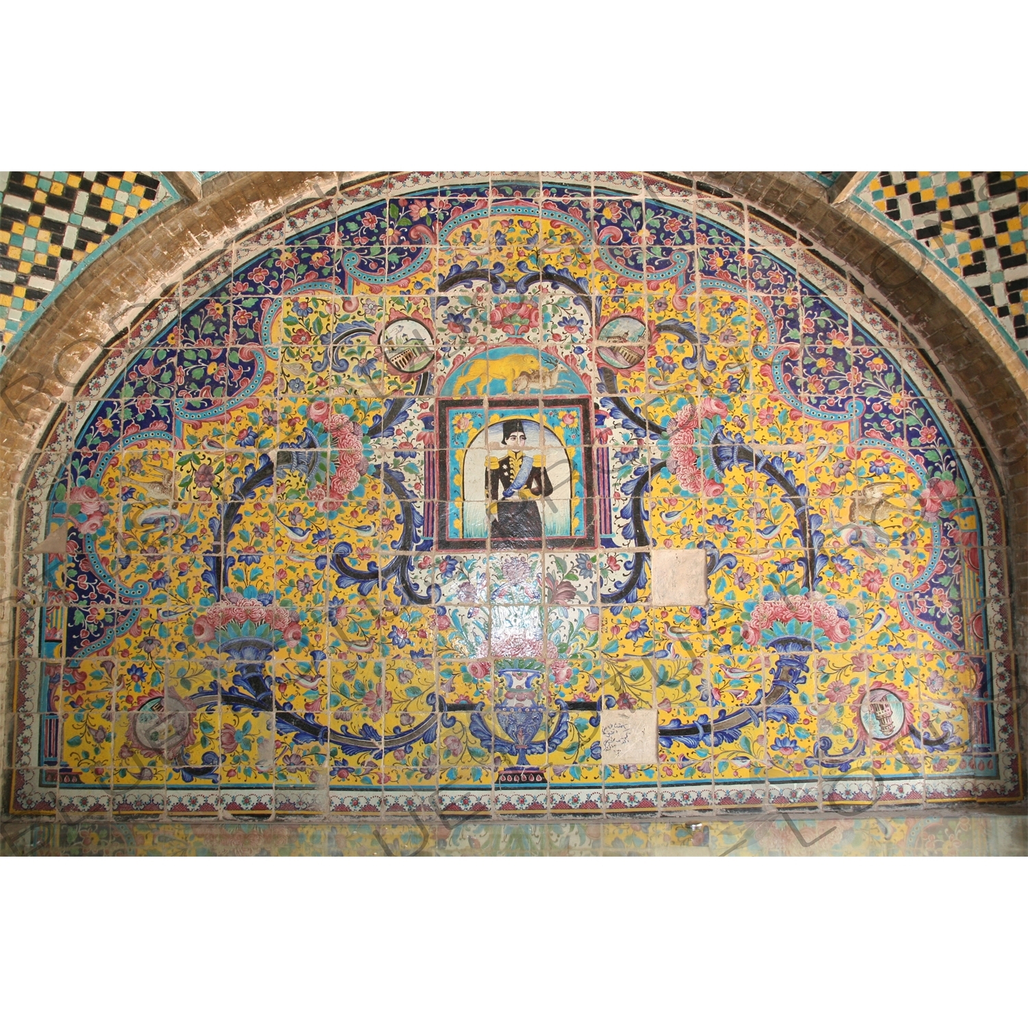 Mosaic at the Golestan Palace in Tehran