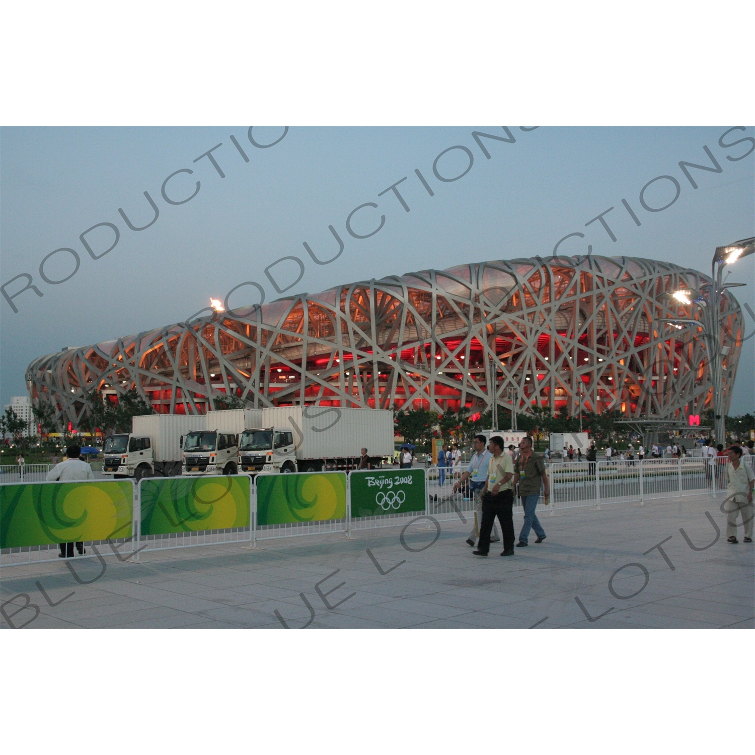 Bird's Nest/National Stadium (Niaochao/Guojia Tiyuchang) in the Olympic Park in Beijing