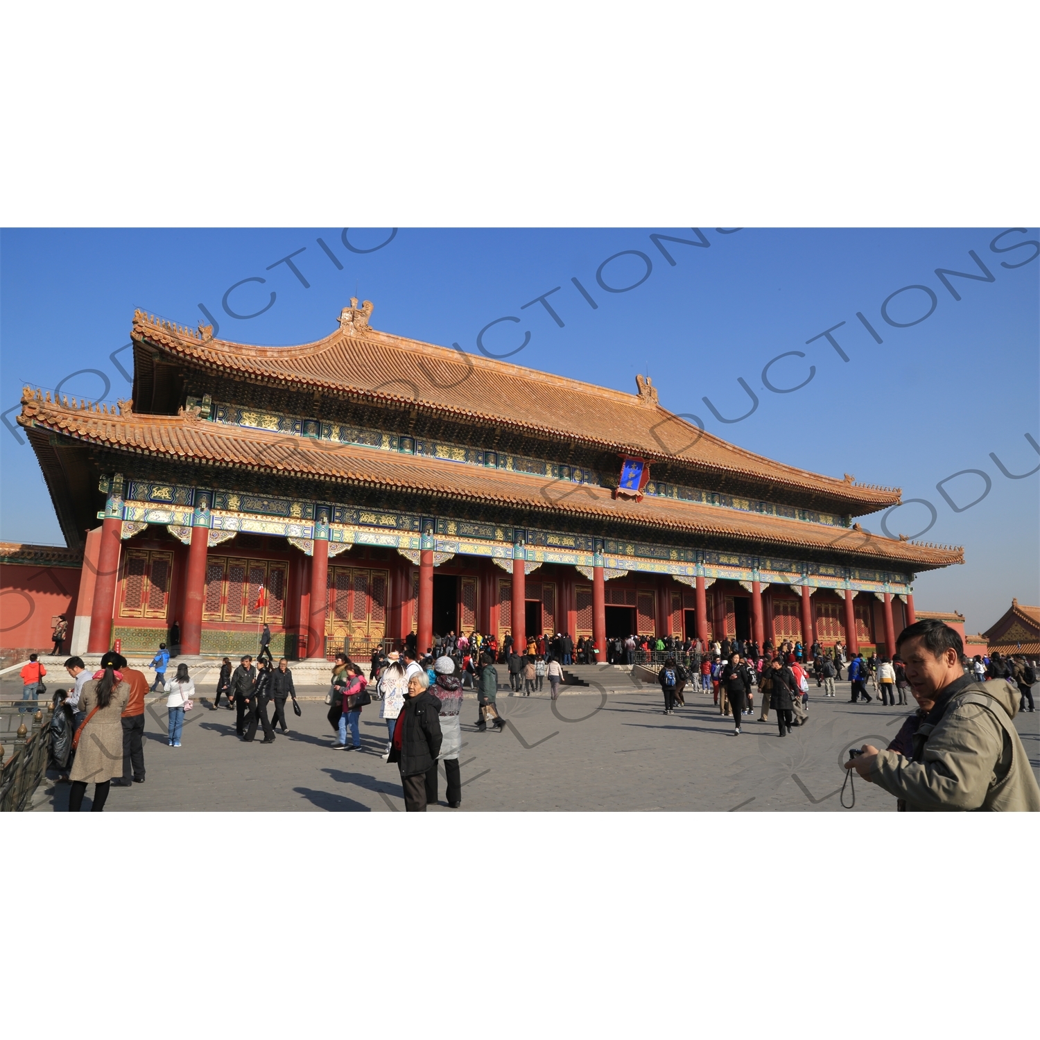 Hall of Supreme Harmony (Taihe Dian) in the Forbidden City in Beijing