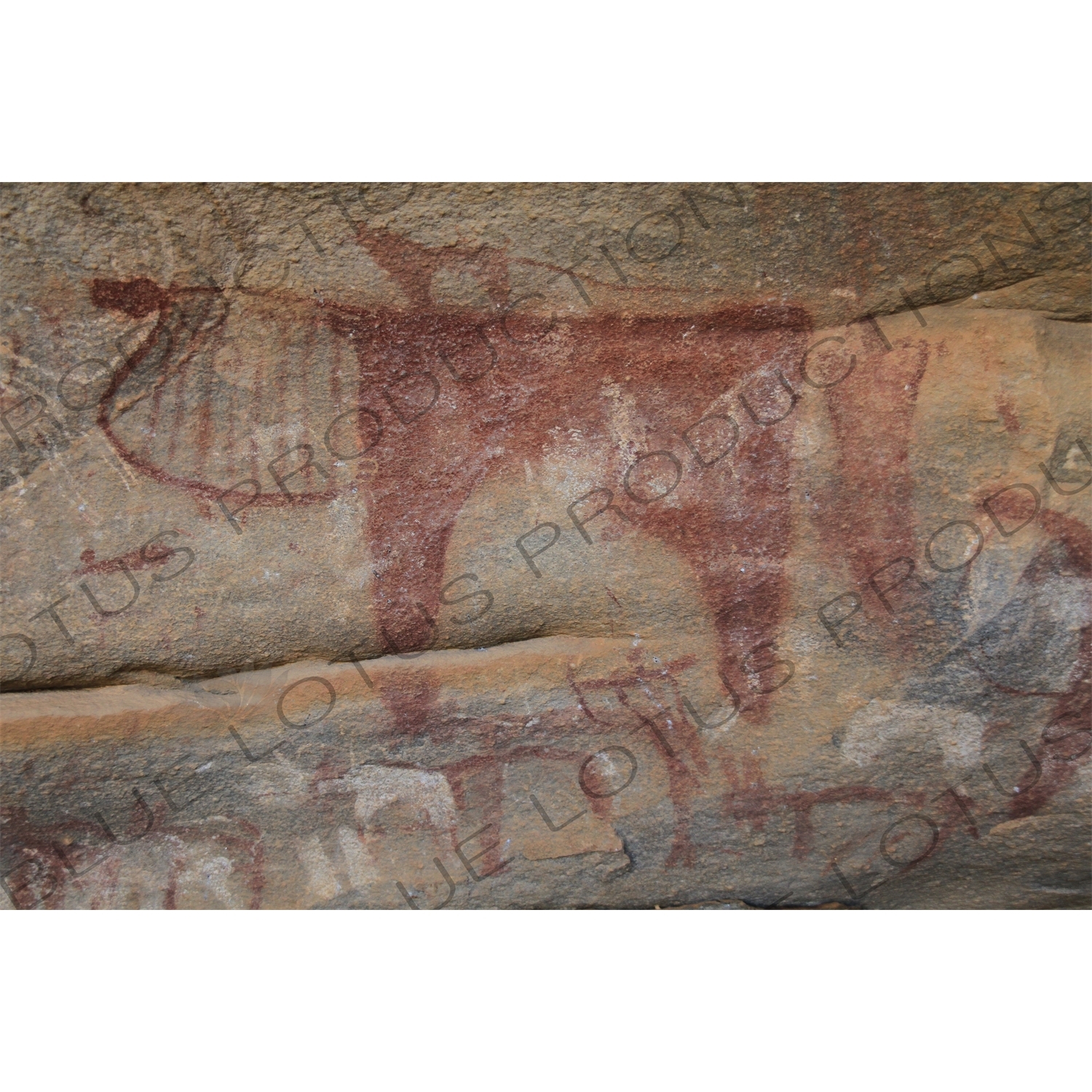 Prehistoric Cave Paintings in Laas Geel/Laas Gaal on the Outskirts of Hargeisa in Somaliland