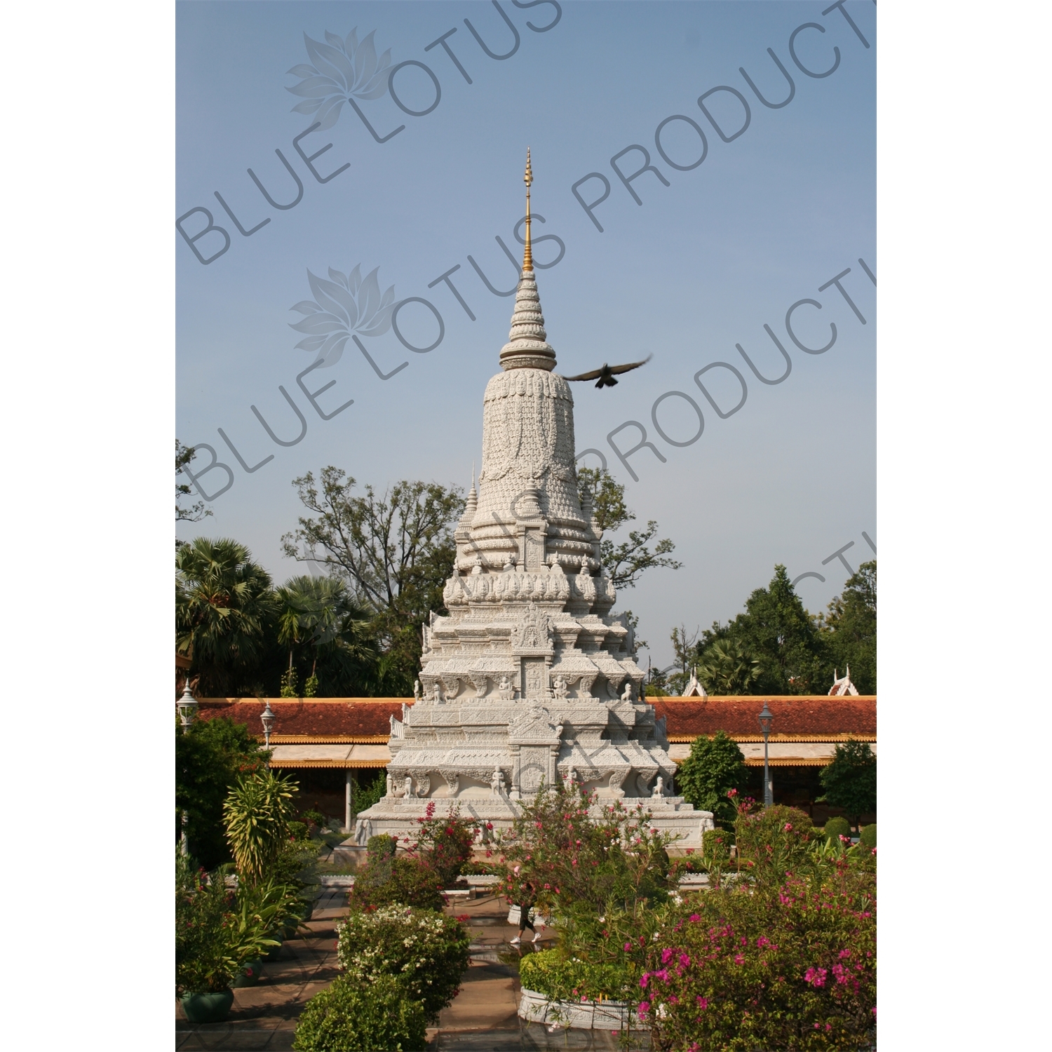 King Ang Duong's Stupa at the Royal Palace in Phnom Penh