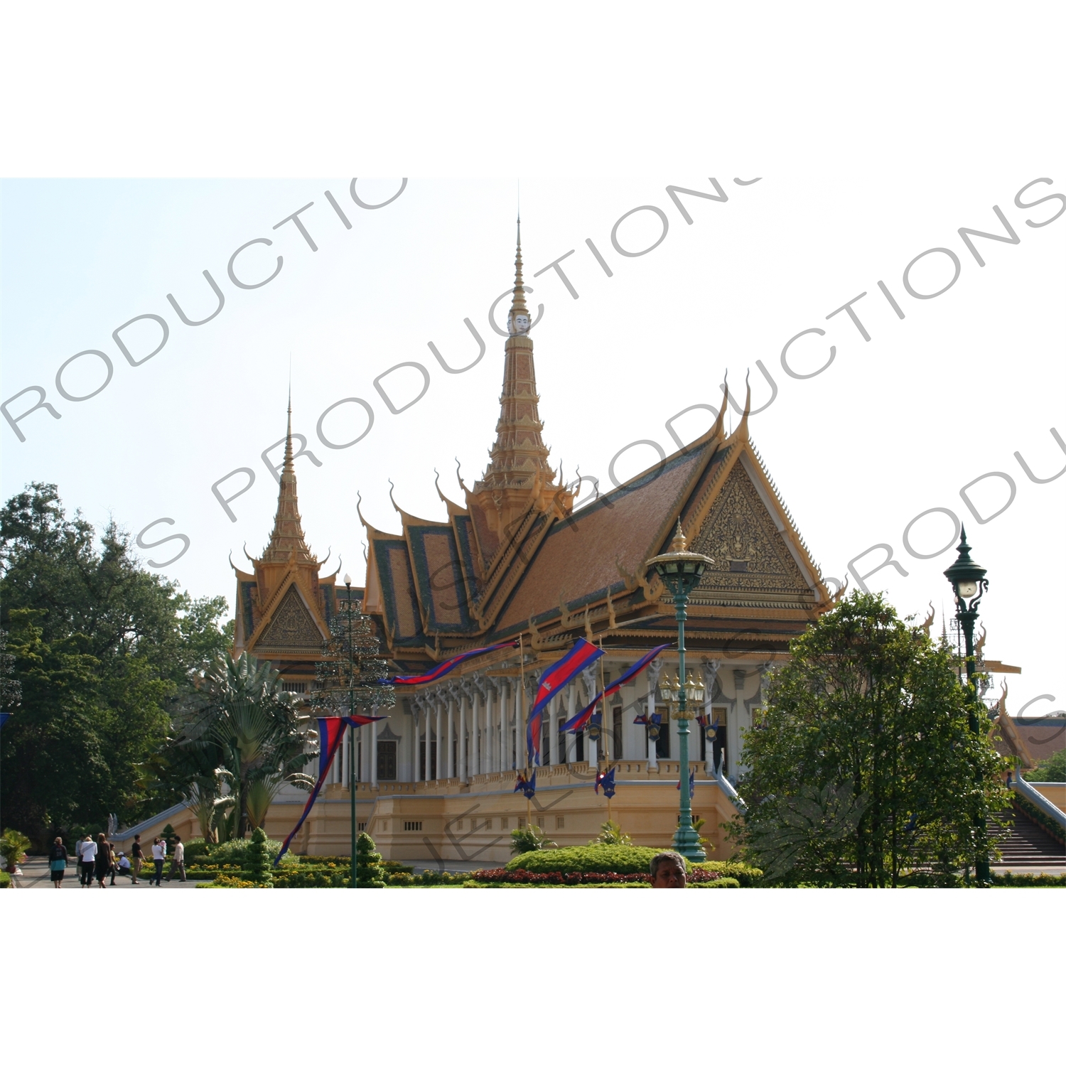 Throne Hall (Preah Tineang Tevea Vinnichay Mohai Moha Prasat) at the Royal Palace in Phnom Penh