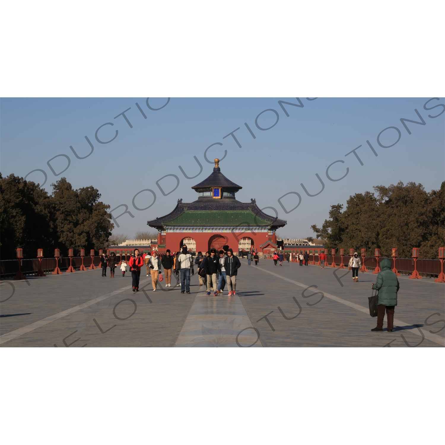 South Gate of the Hall of Prayer for Good Harvests (Qi Nian Dian) Complex in the Temple of Heaven (Tiantan) in Beijing