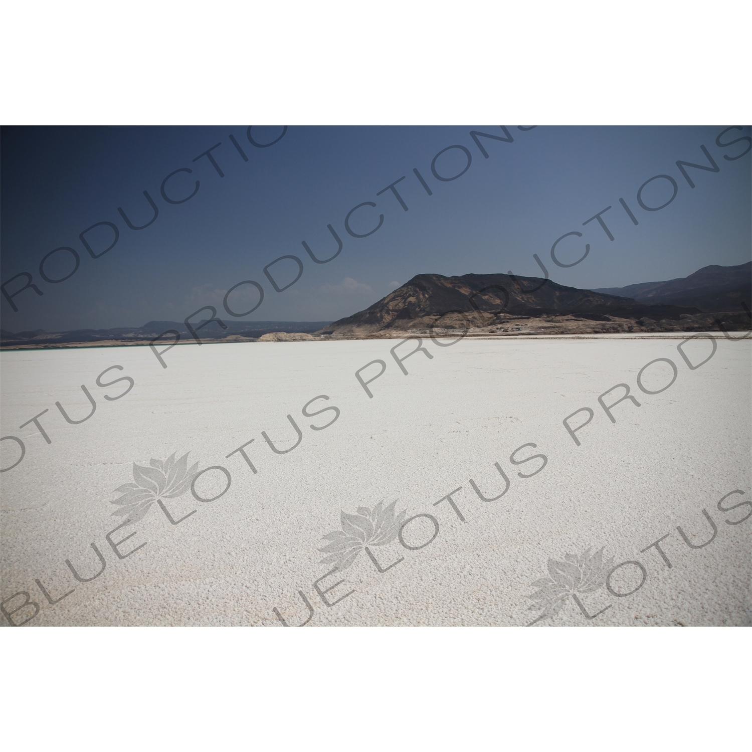 Salt Flats around Lake Assal in Djibouti