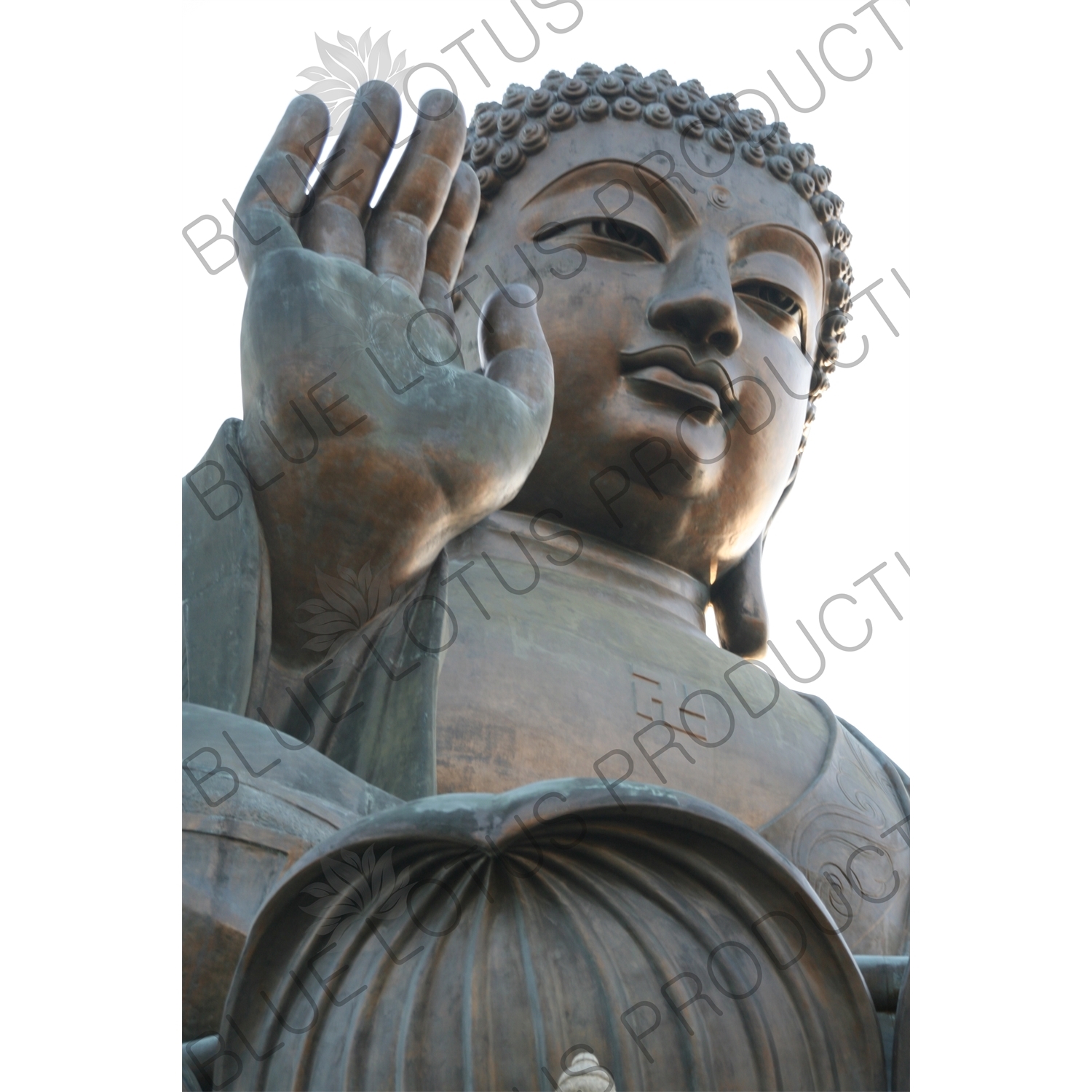 Big Buddha (Tiantan Da Fo) Statue on Lantau in Hong Kong