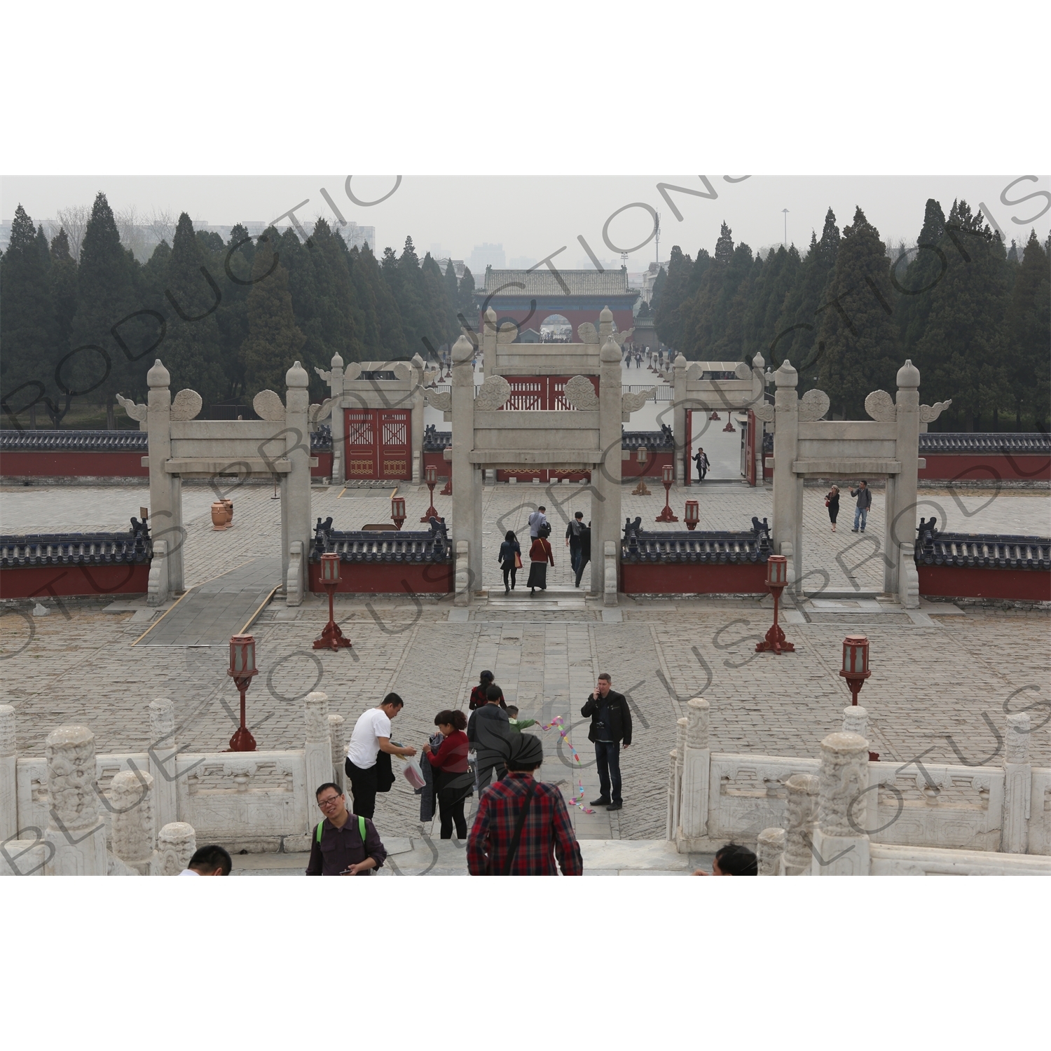 South Gates of the Circular Mound Altar (Yuanqiu Tan) in the Temple of Heaven (Tiantan) in Beijing