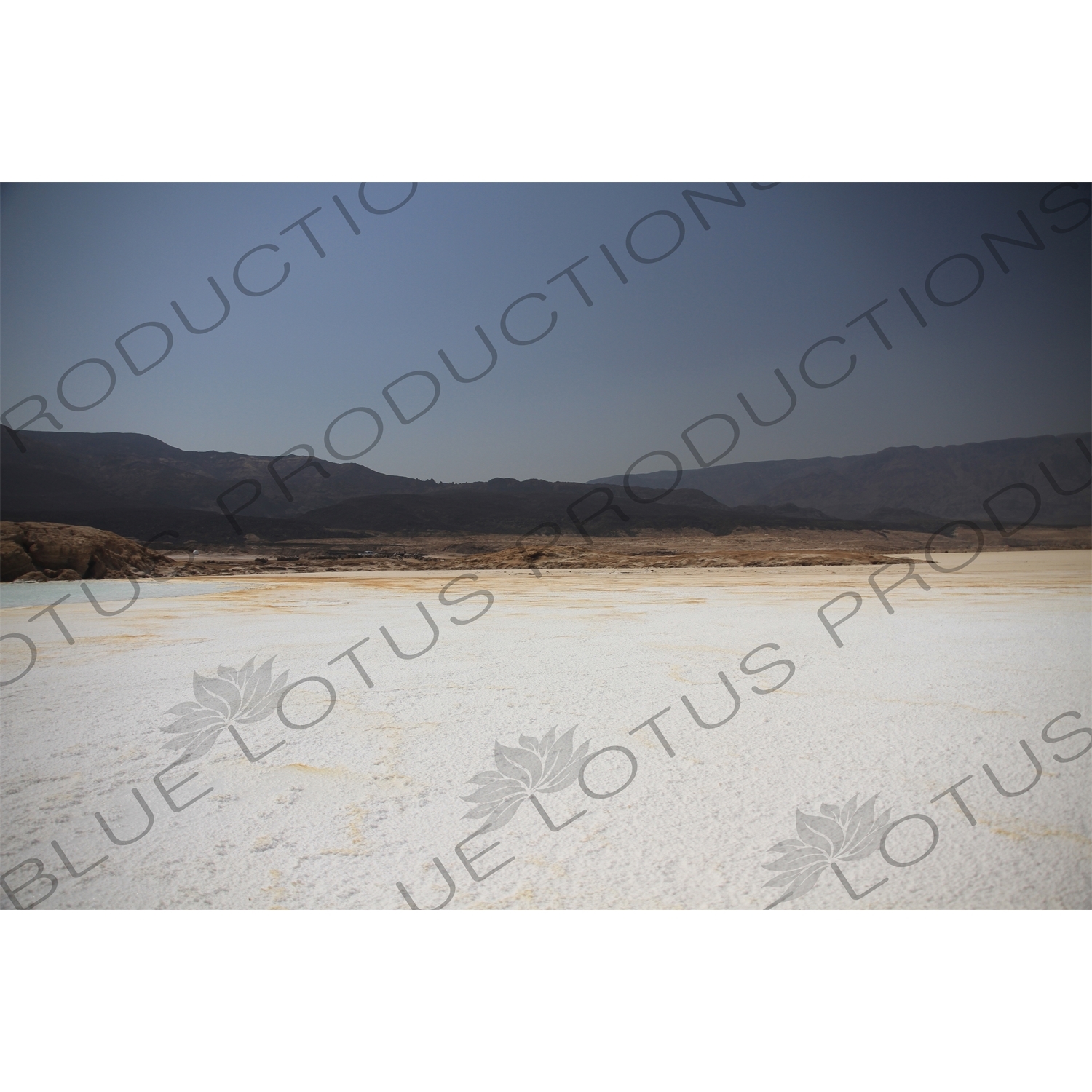 Salt Flats around Lake Assal in Djibouti