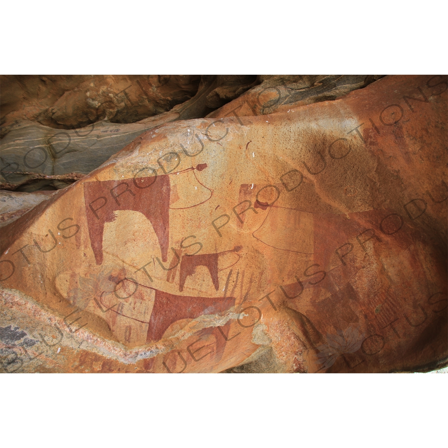 Prehistoric Cave Paintings in Laas Geel/Laas Gaal on the Outskirts of Hargeisa in Somaliland