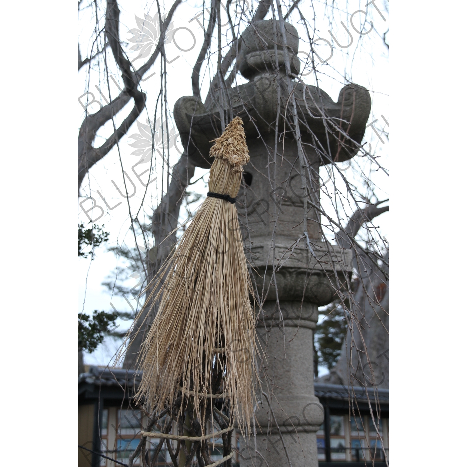 Lantern and Rice Protector in Matsumoto Castle in Matsumoto