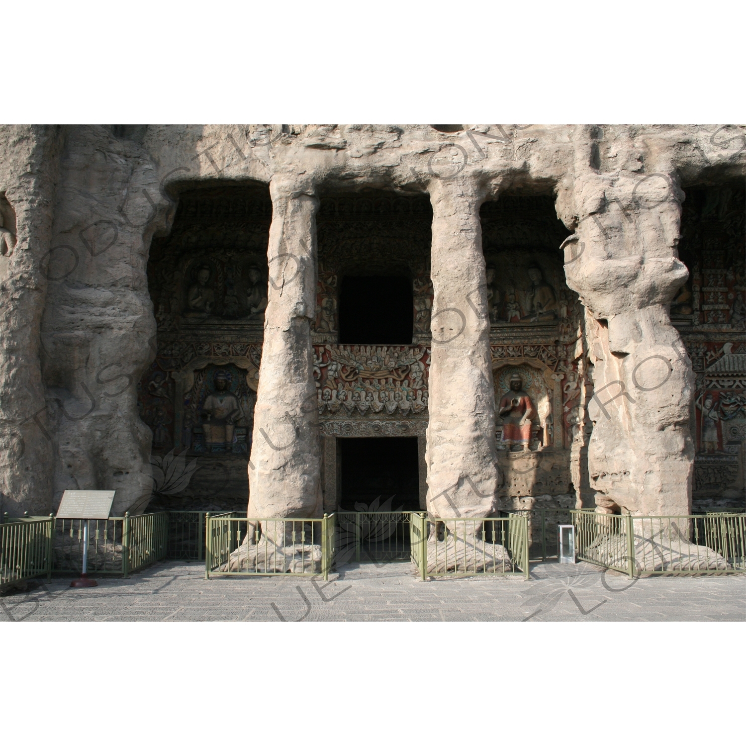 Grotto at the Yungang Grottoes (Yungang Shiku) near Datong in Shanxi Province