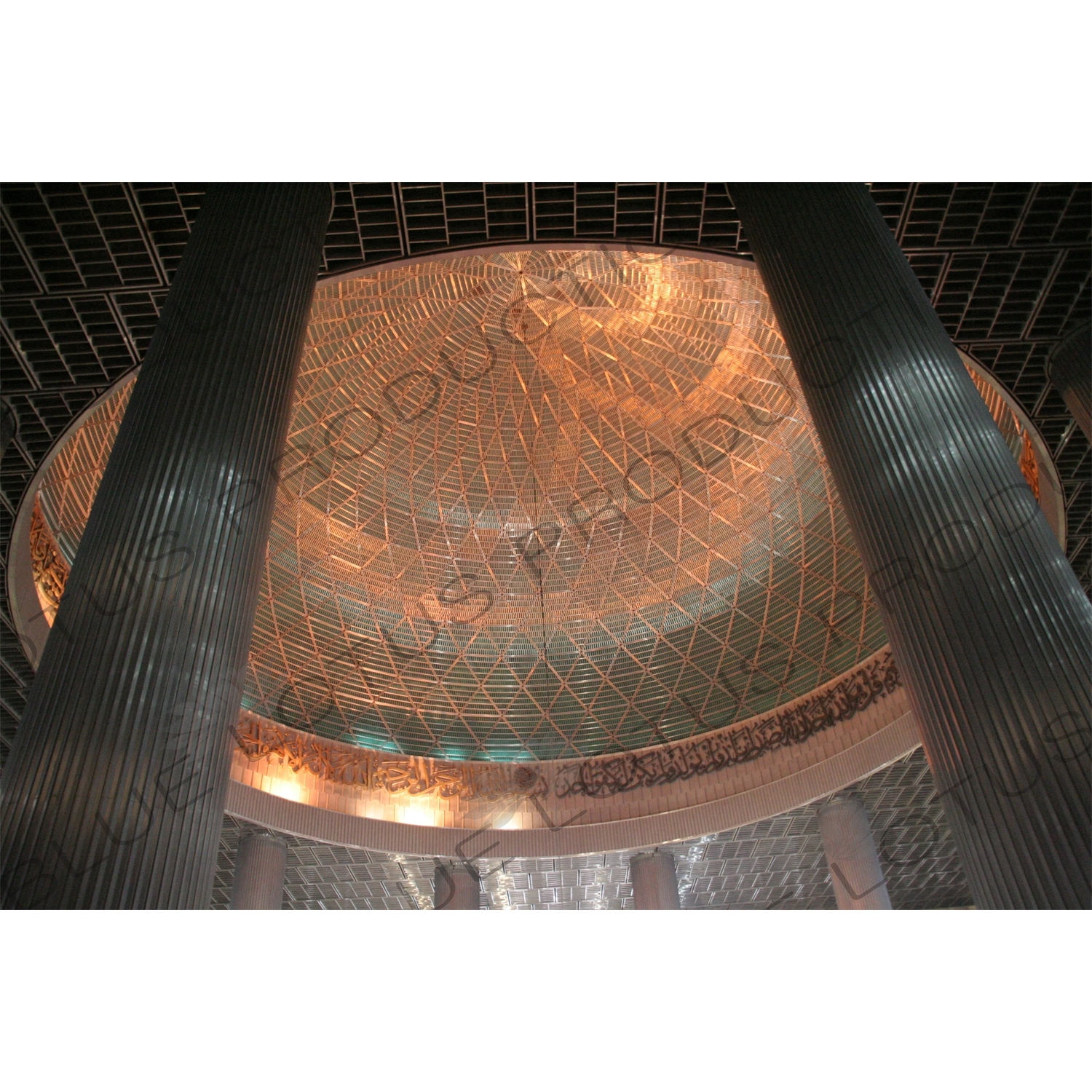 Dome of Istiqlal Mosque in Jakarta