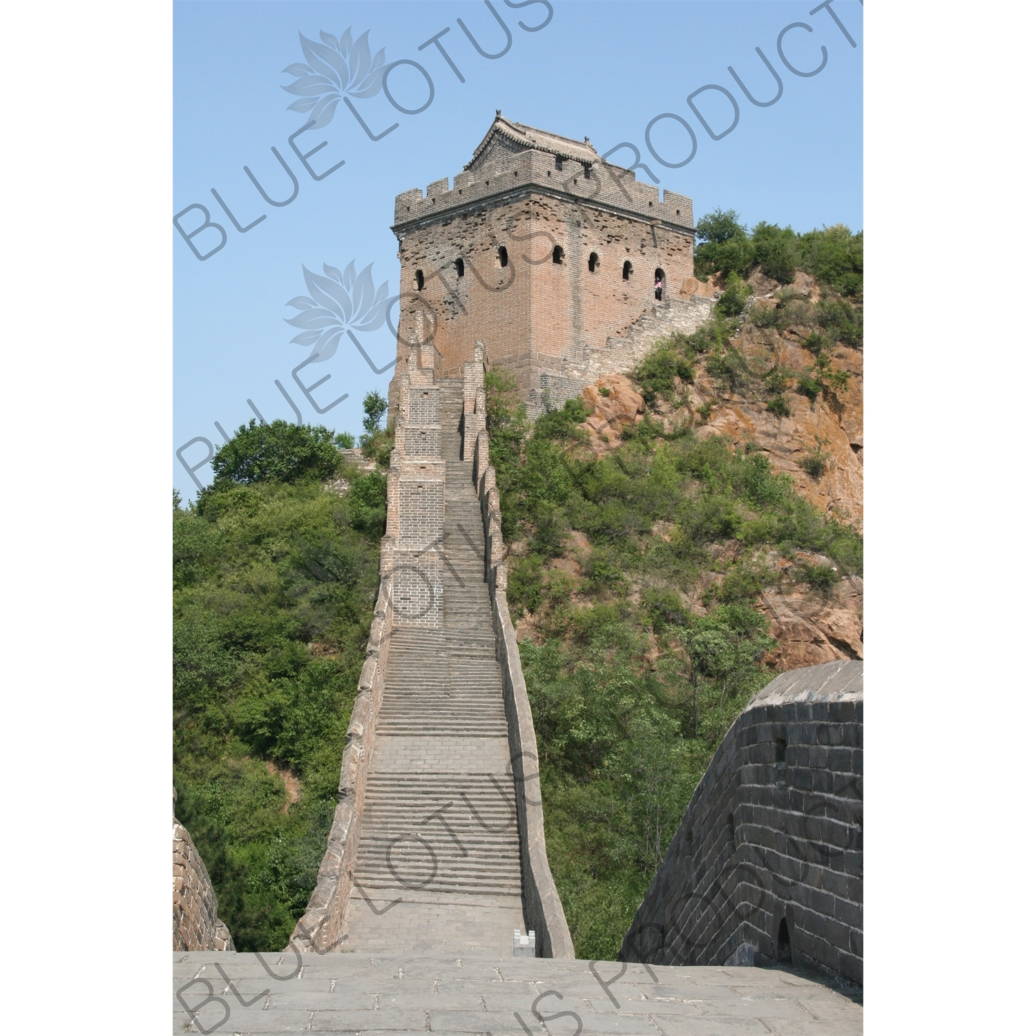 Little Jinshan Building/Tower (Xiao Jinshan Lou) on the Jinshanling Section of the Great Wall of China