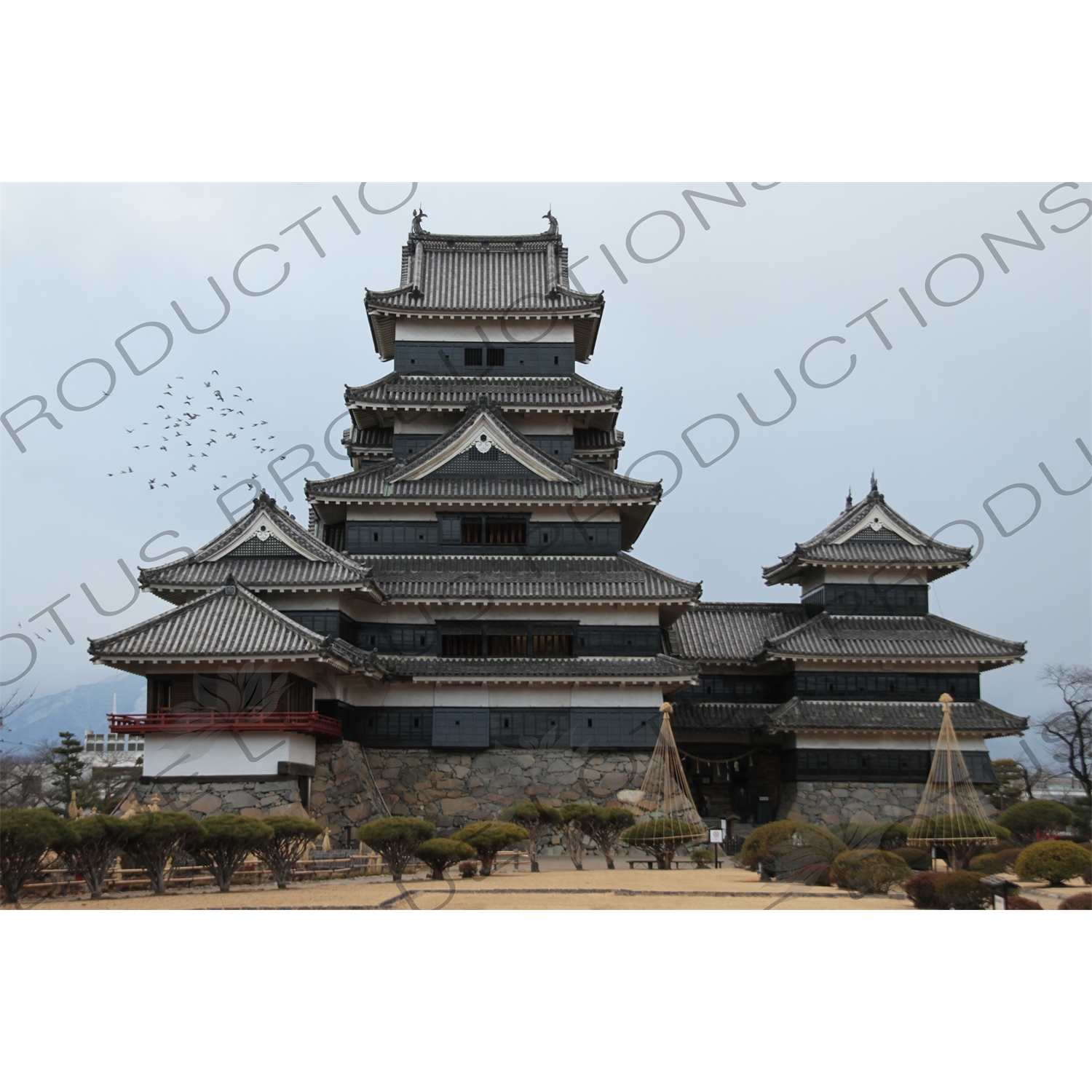 Keep (Tenshu/Tenshukaku) of Matsumoto Castle in Matsumoto