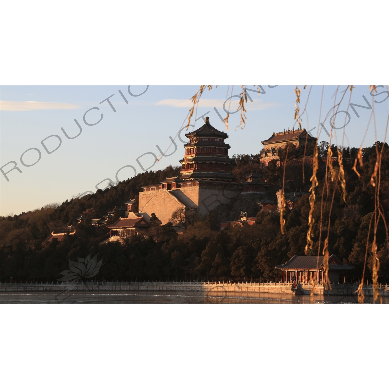 South Face of Longevity Hill (Wanshou Shan) in the Summer Palace in Beijing