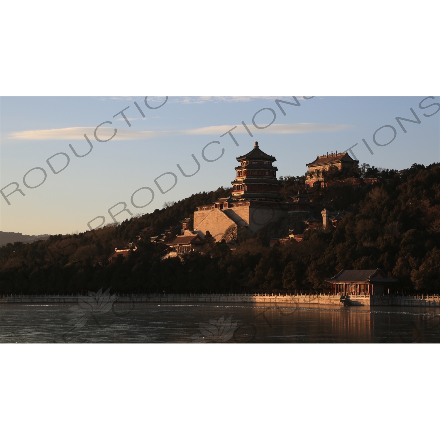 South Face of Longevity Hill (Wanshou Shan) in the Summer Palace in Beijing