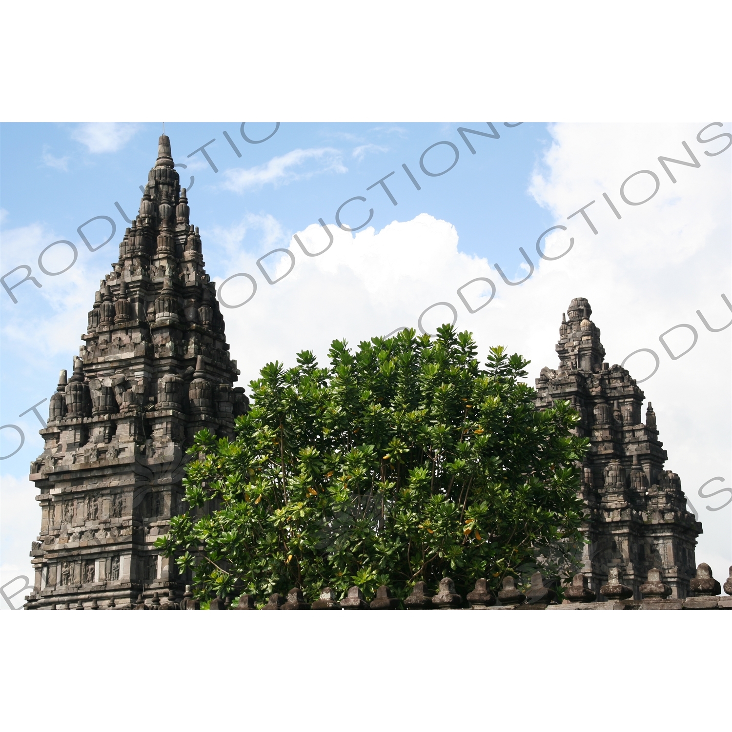 Building at Prambanan Temple Compound near Yogyakarta