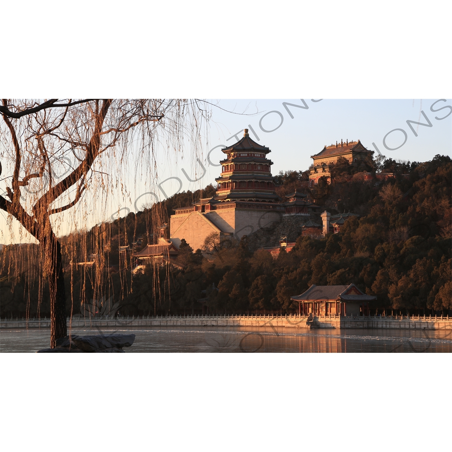 South Face of Longevity Hill (Wanshou Shan) in the Summer Palace in Beijing