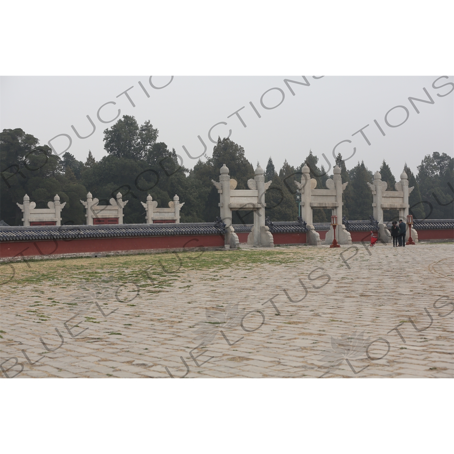 East Inner Gate of the Circular Mound Altar (Yuanqiu Tan) in the Temple of Heaven (Tiantan) in Beijing