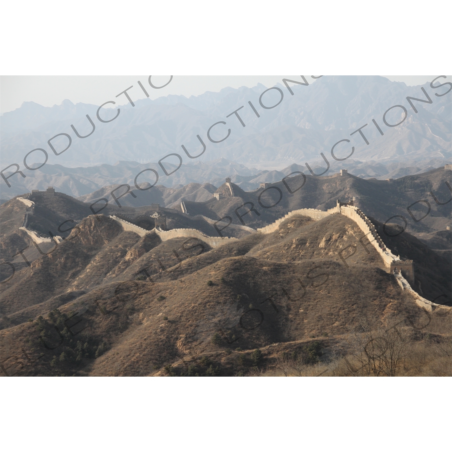 Jinshanling Section of the Great Wall of China