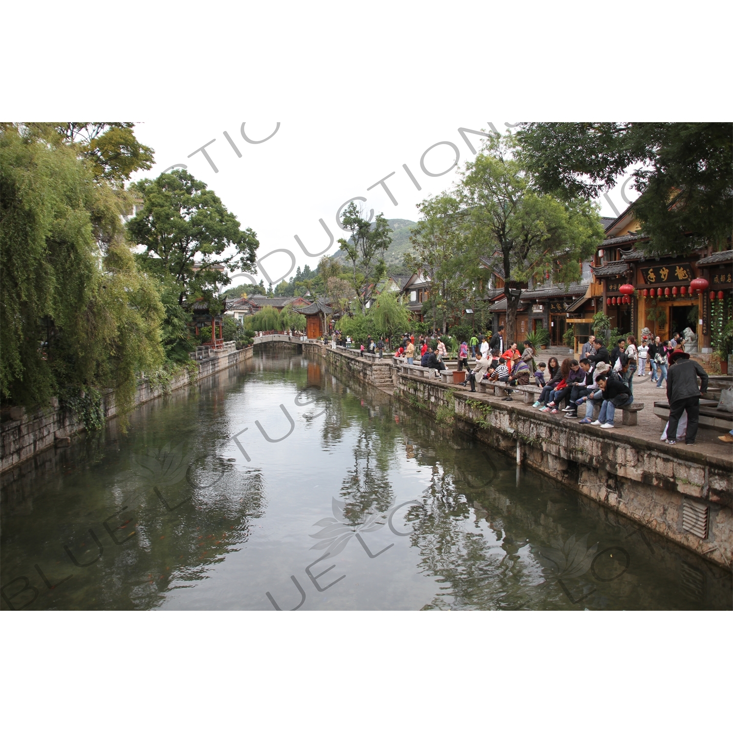 Stream Running through the Old City in Lijiang