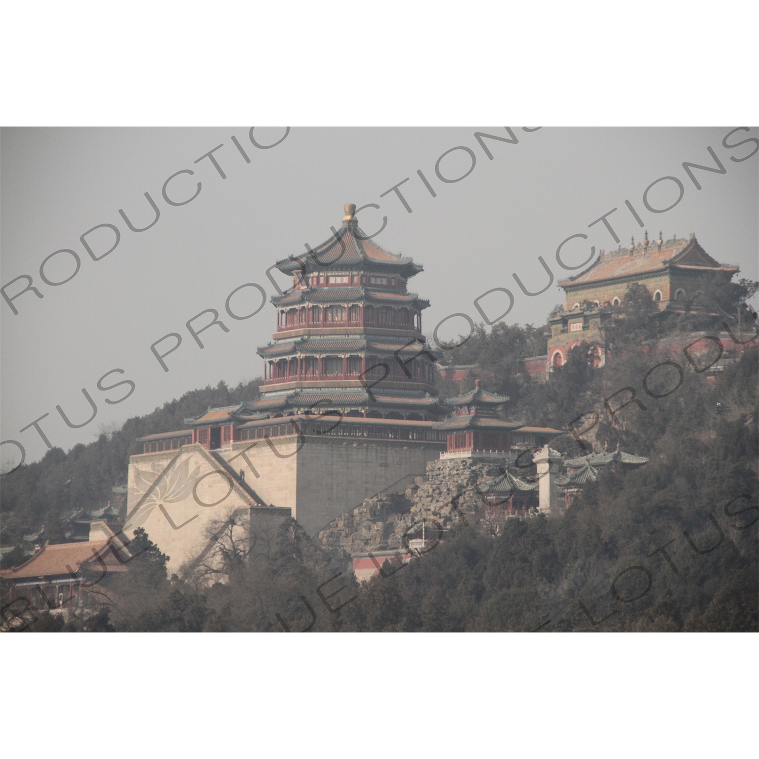 South Face of Longevity Hill (Wanshou Shan) in the Summer Palace in Beijing