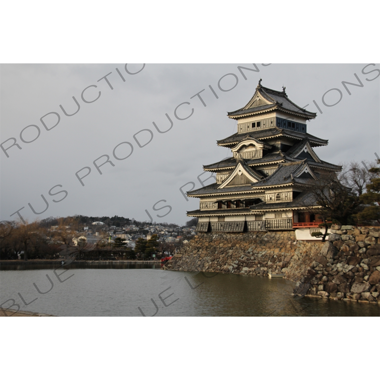 Keep (Tenshu/Tenshukaku) of Matsumoto Castle in Matsumoto