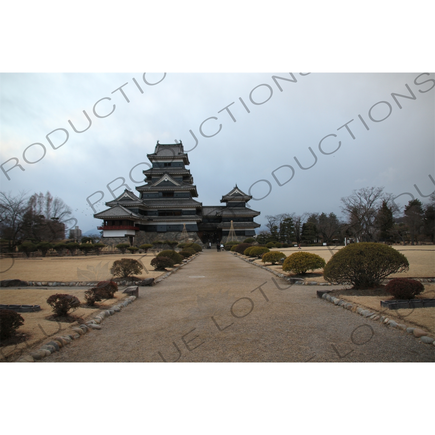 Keep (Tenshu/Tenshukaku) of Matsumoto Castle in Matsumoto