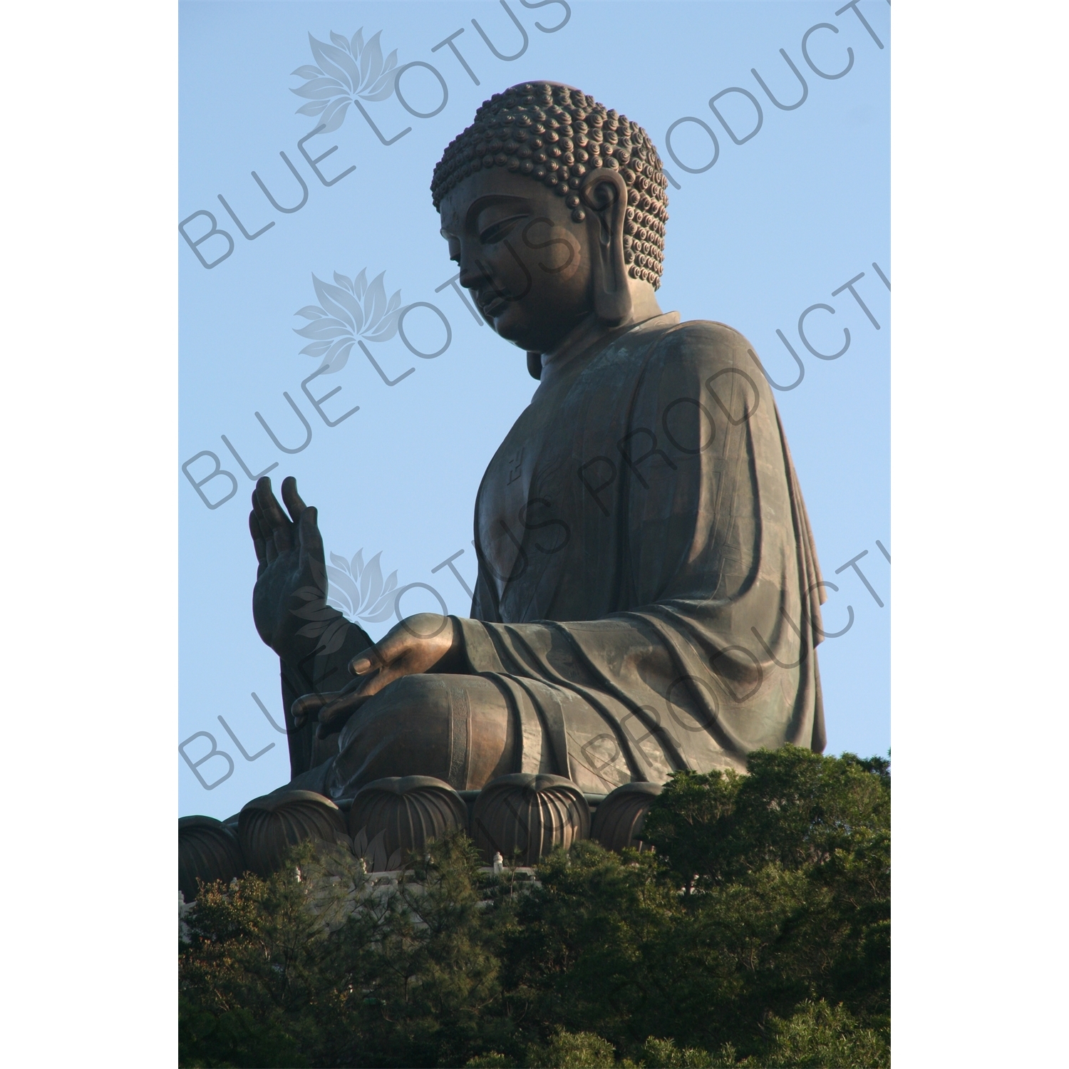 Big Buddha (Tiantan Da Fo) Statue on Lantau in Hong Kong