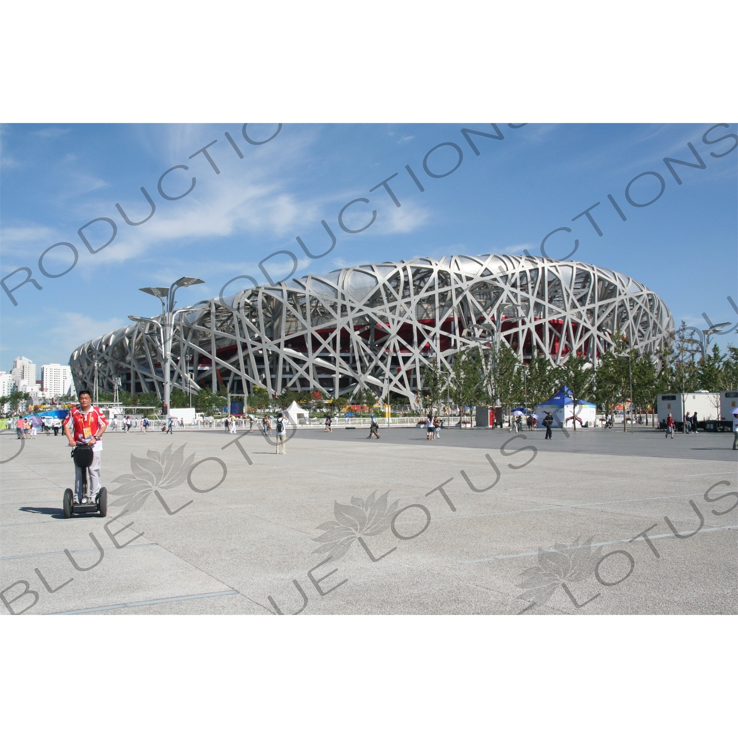 Bird's Nest/National Stadium (Niaochao/Guojia Tiyuchang) in the Olympic Park in Beijing