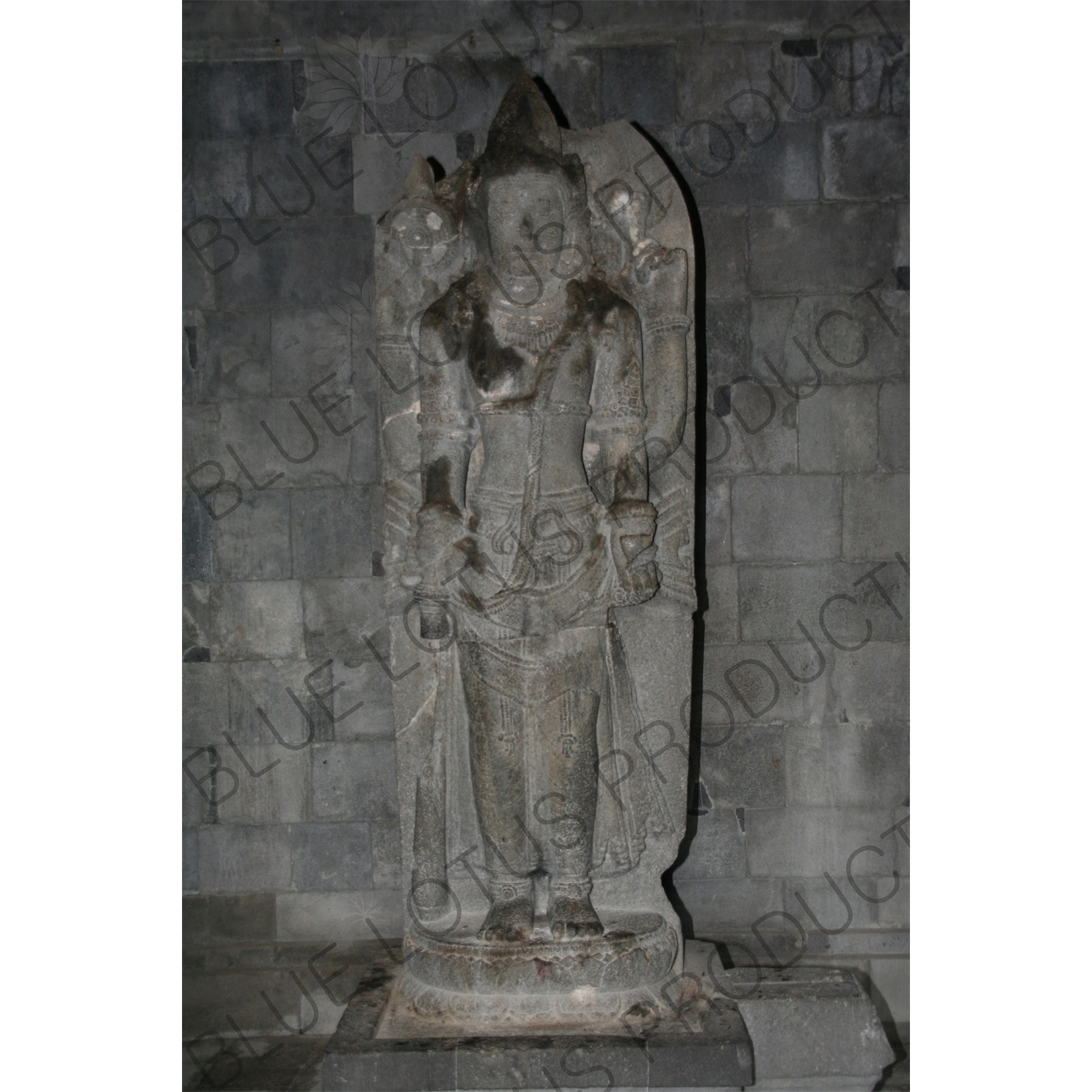 Statue inside a Building at Prambanan Temple Compound near Yogyakarta