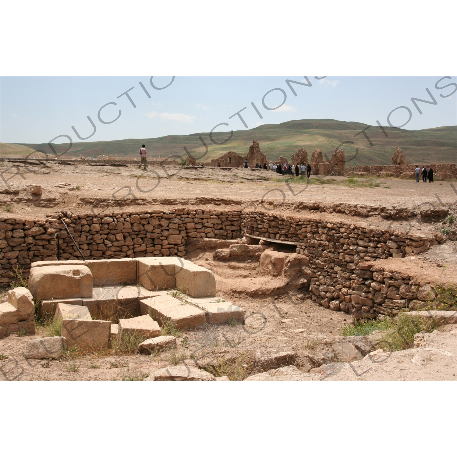 Ruined Buildings at Takht-e Soleyman