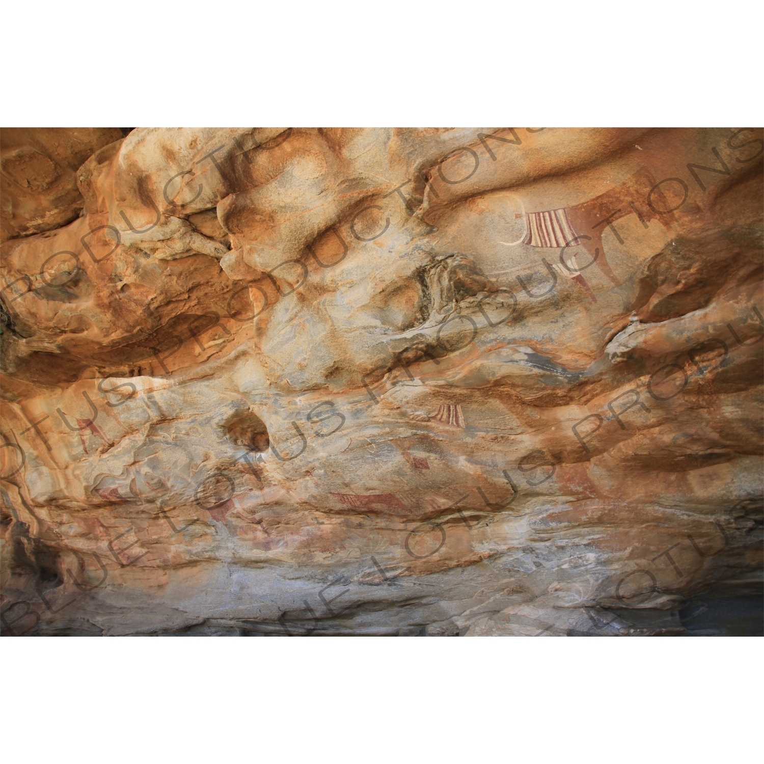 Prehistoric Cave Paintings in Laas Geel/Laas Gaal on the Outskirts of Hargeisa in Somaliland