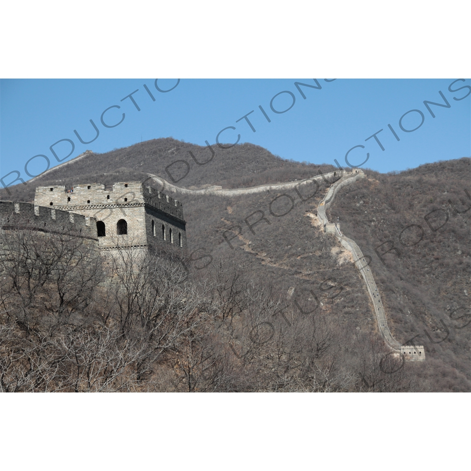 Mutianyu Section of the Great Wall of China (Wanli Changcheng) near Beijing